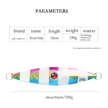 Grouper Sea Fishing 200/250g Lead Metal Jig Slow-Jigging Bait Diamond-Shaped Laser Deep-Sea South China Sea Tuna Boat – Metal Jig – view 4