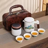 Taza Long Xin con Phnom Penh - Pabellón de Montaña - Caja de Regalo Blanca