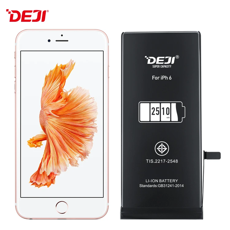 DEJI 0 цикл 3,82 V 2510mah литий-ионный аккумулятор для iPhone 6