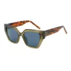 C5 Bright Olive Green  Bright Bean Flower FrameBlue Lens