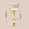 Off-white-high-style gold-plated legs