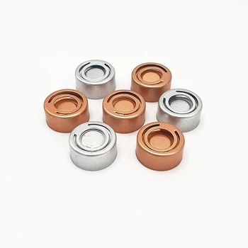 Factory Price Circular Ring 13mm 15mm 20mm Metal Aluminum  Flip Cap