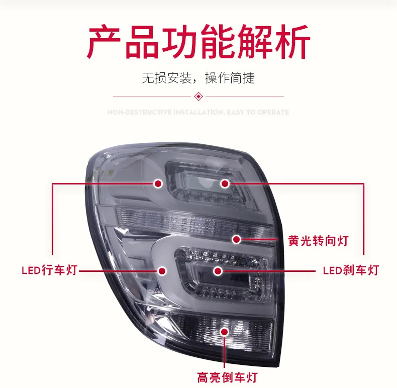 Chevrolet Captiva LED Tail Lights - Brighter & Smoother