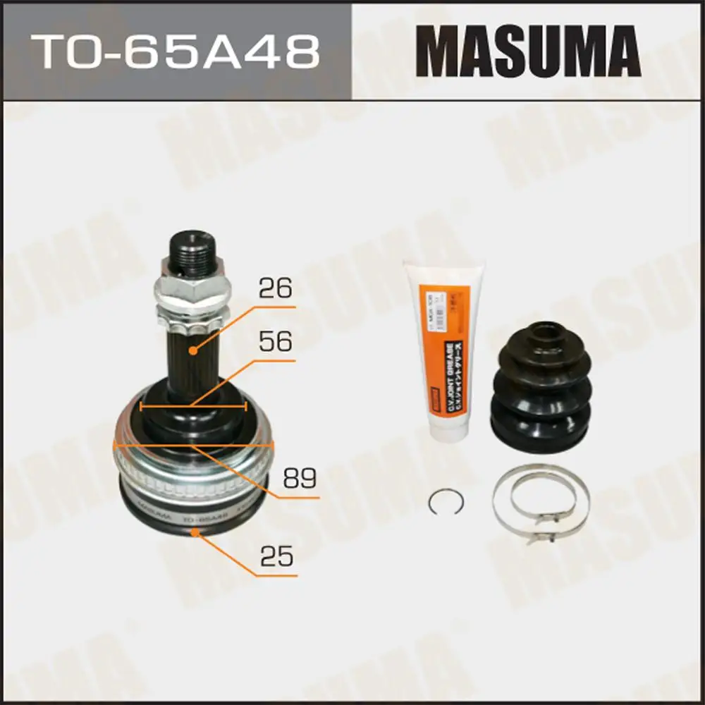 Source TO-65A48 MASUMA Auto Supplier Drive Shaft CV Shaft Joints