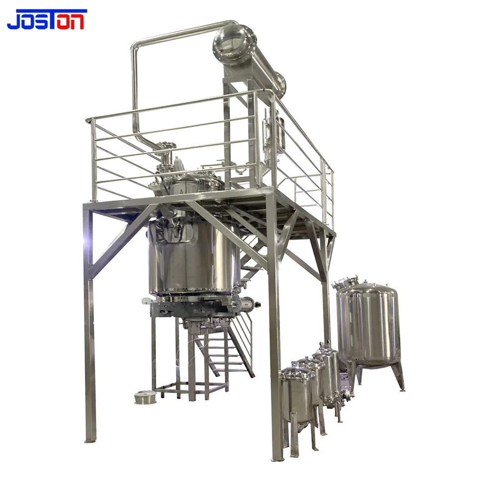 JOSTON Electric Ultrasonic Microwave Concentration Machine for Oil Extraction for Food Leaf Fish Aromatic Oils Featuring Pump