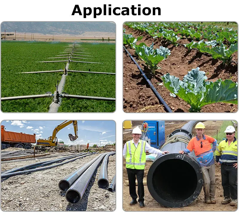 OEM Hdpe Pipes Manufacturers  400mm SDR 13.6 High Pressure Pn12.5 HDPE Pipe Food Grade Urban Water Supply High Quality Tube