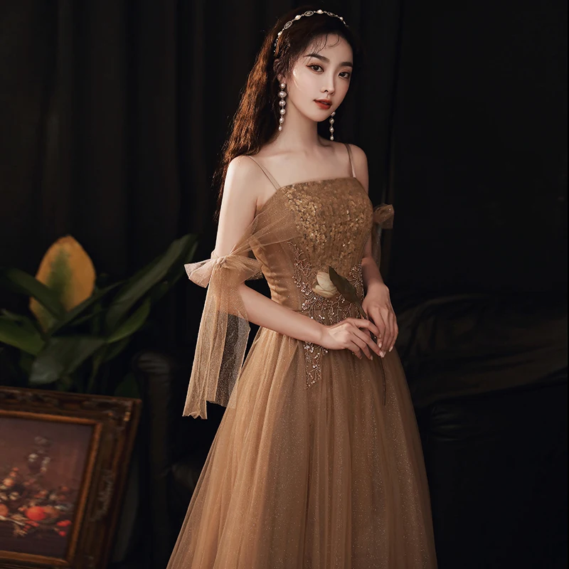 Embroidery Beads Prom Dress 2020 Latest Design Ladies Gowns Long Evening  Formal Dresses