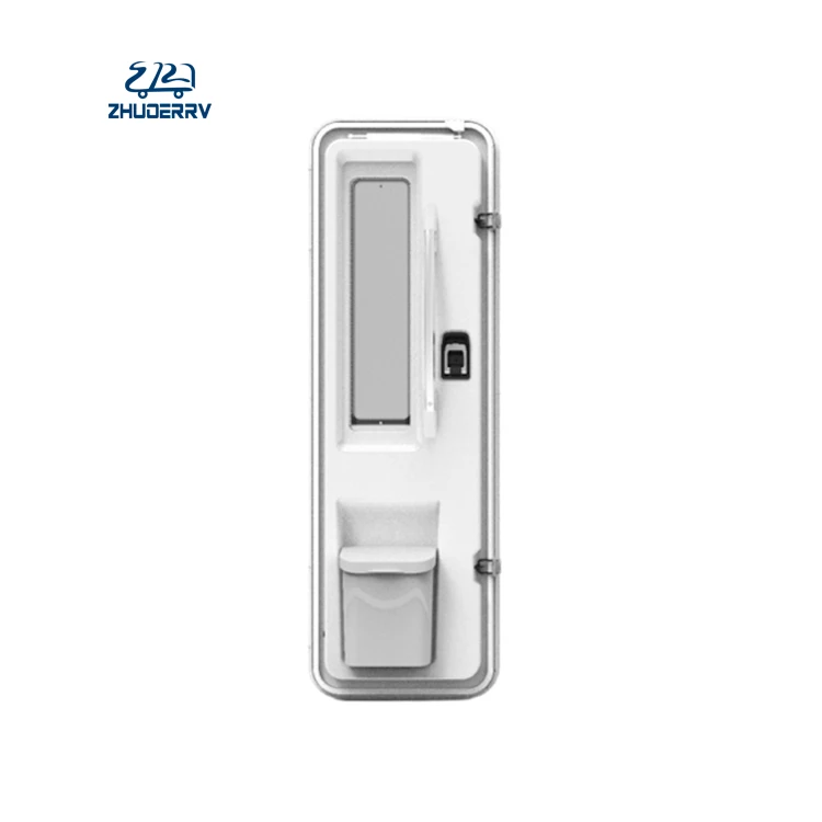 Aluminum Alloy Frame Two Point Lock caravan Trailer Door for RV Camper Motorhome