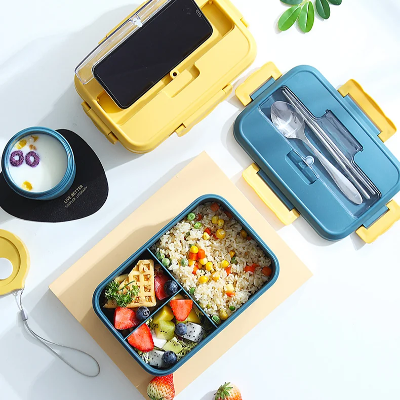 Leakproof Bento School Eco Friendly Lunch Box Set Food Containers Lunch ...
