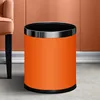 10L Vibrant Orange with Silver Ring