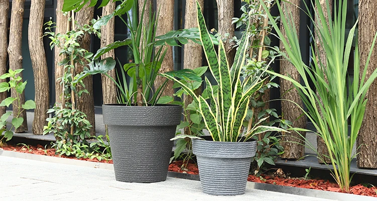 Very Big Round Plastic Planters - Extra Large Outdoor Pots for Trees ...