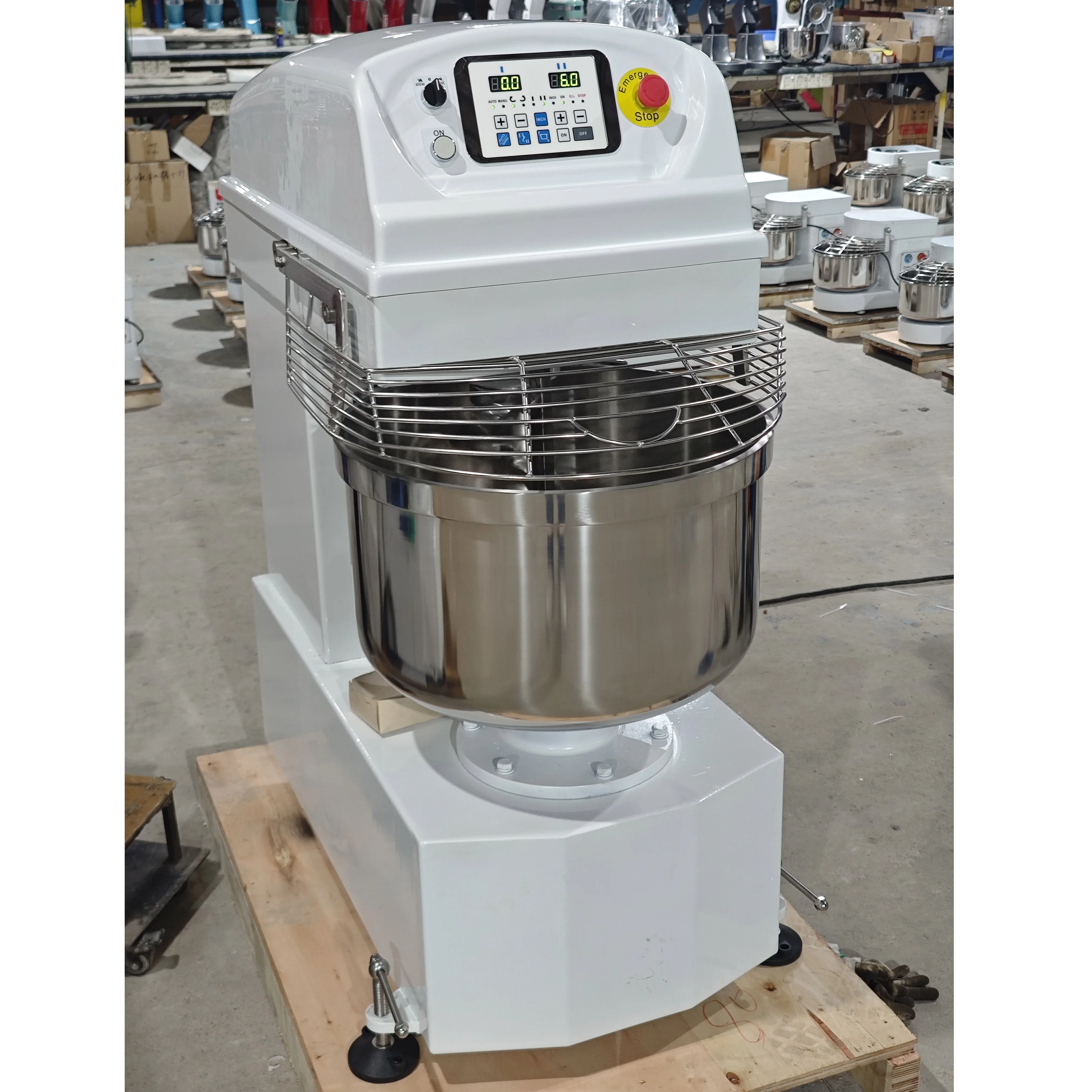 Commercial 25Kg Dough Kneading Machine Stainless Steel Automatic