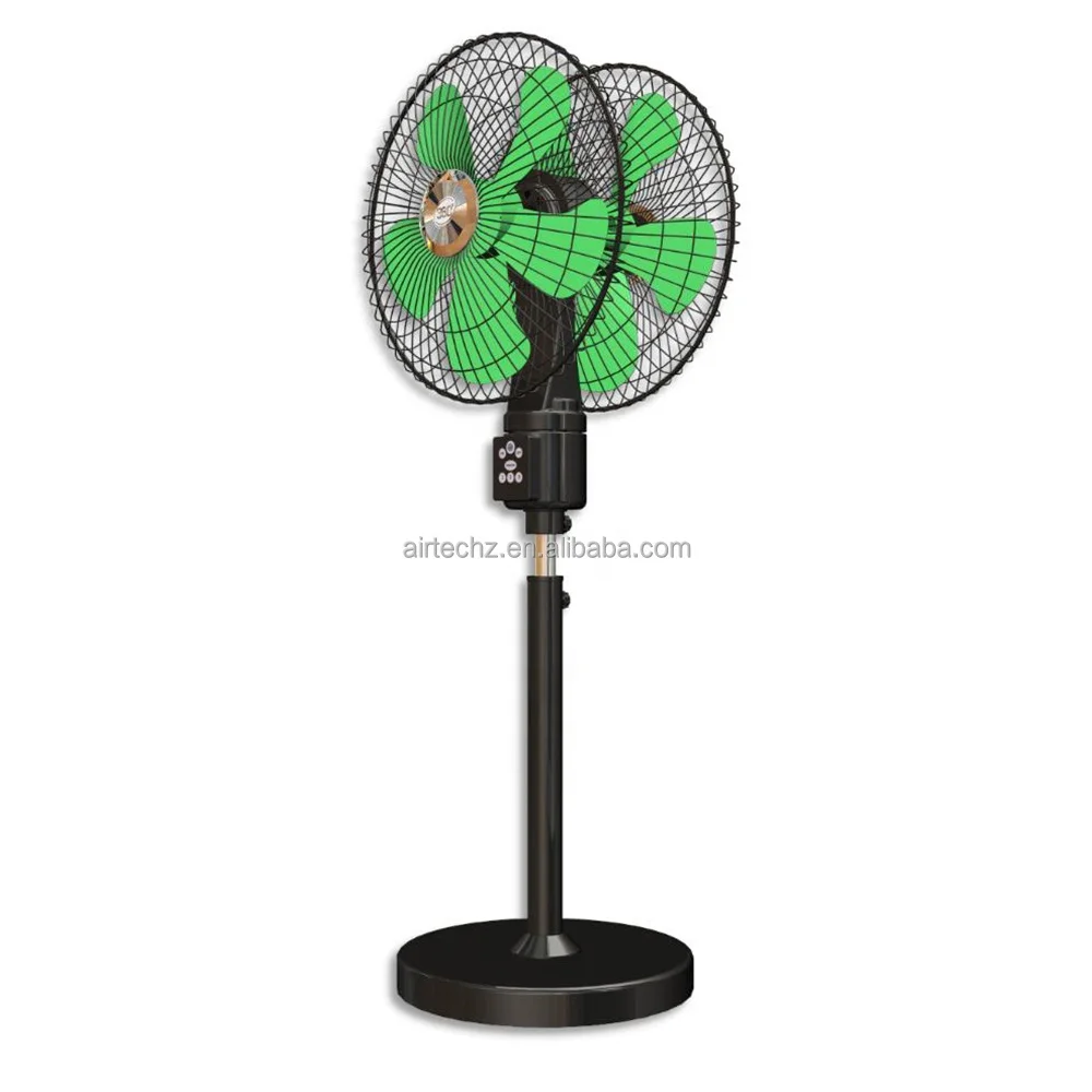High End 360 Floor Stand Remote Control Double Face Plastic Fan for Home Outdoor air Circulation