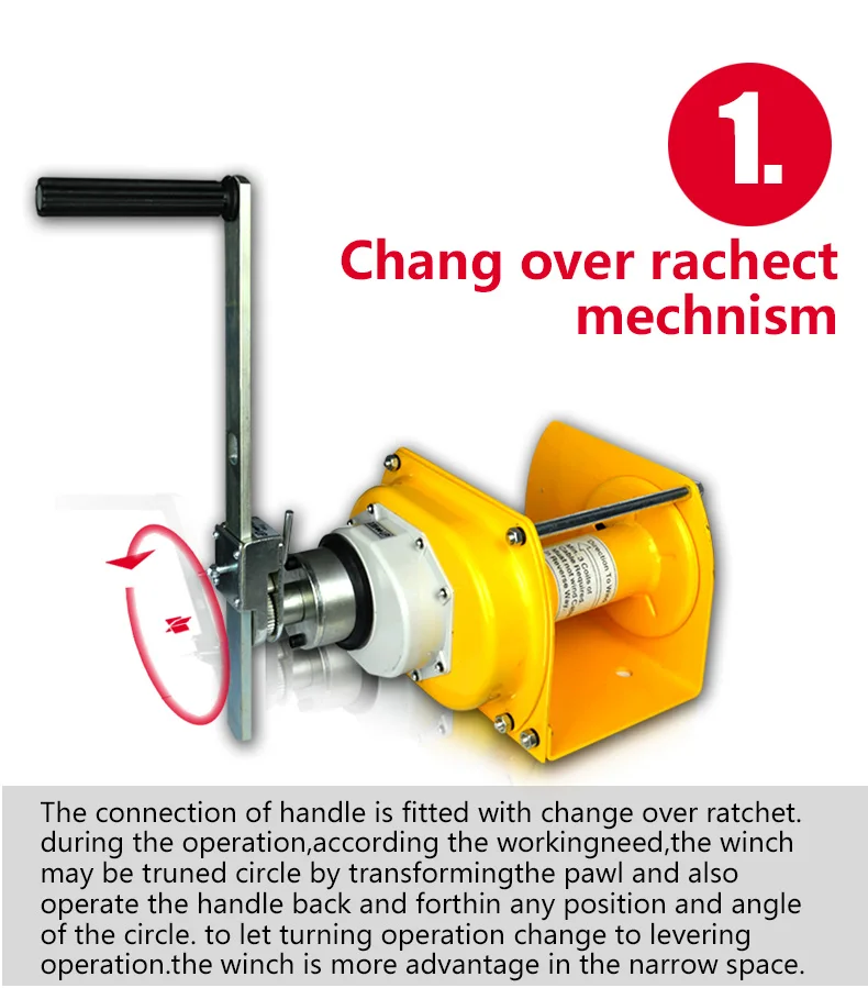 Hand Winch Manual Boat Trailer Winch Boat Use Worm Gear Small Buy