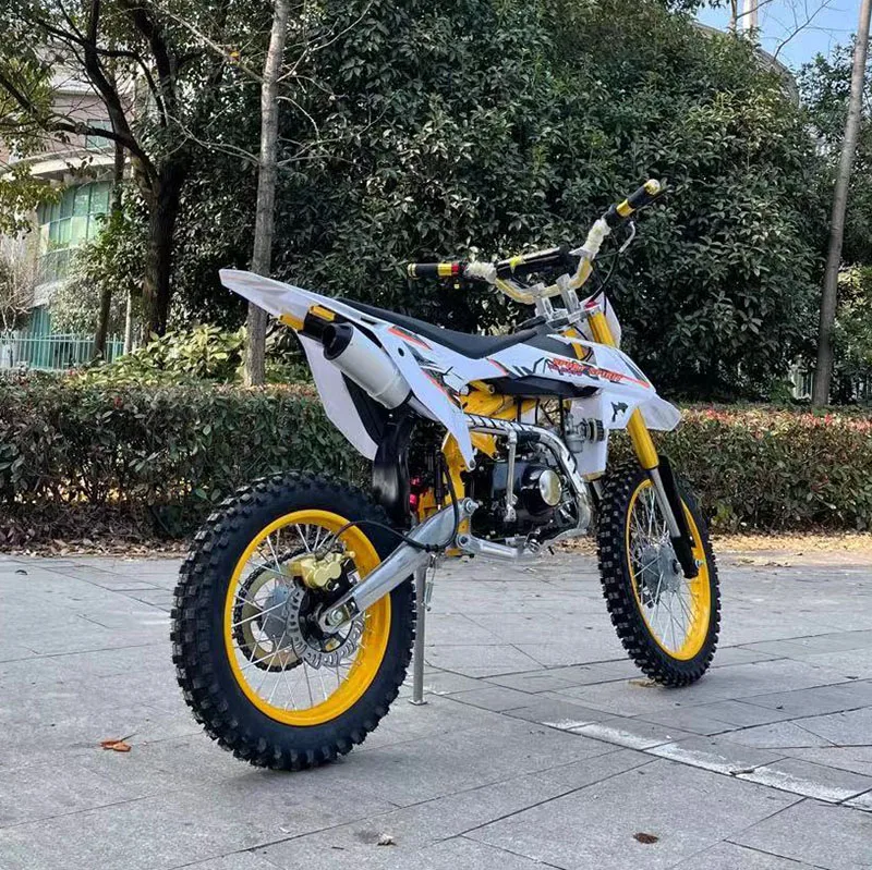 125cc Motorbike - Black and Gold Dirt Bike for Racing