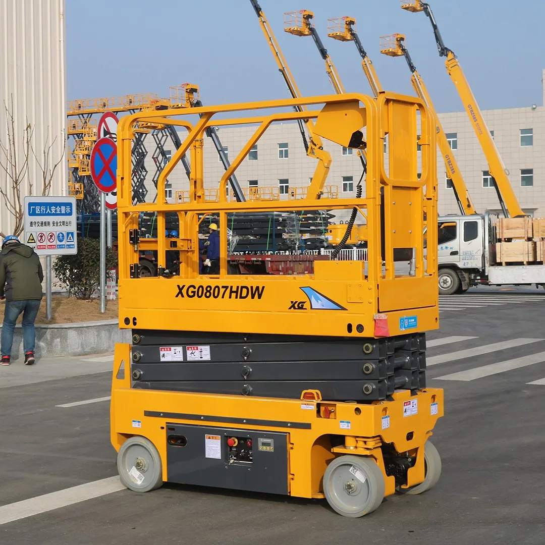 XG0807HDW 8m Scissor Type Lifter Mobile Aerial Working Platform