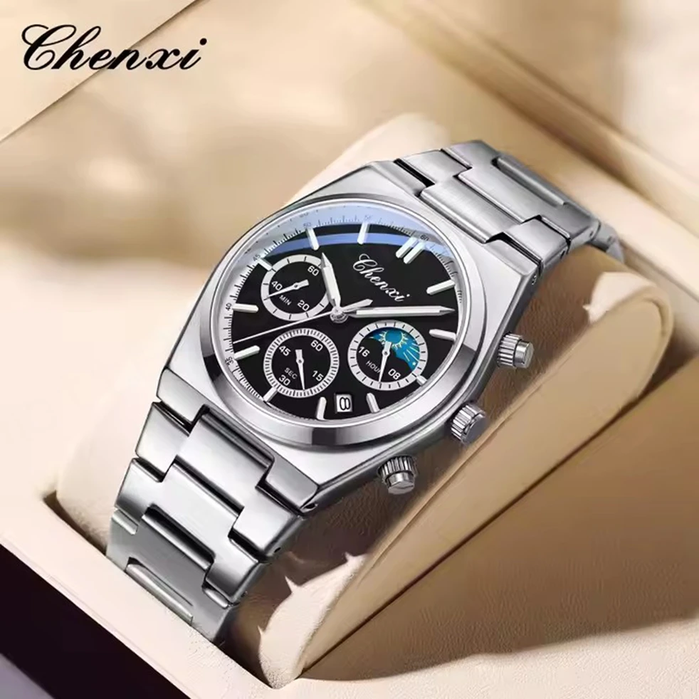 CHENXI 983 Multifunctional Night Light Clock - Waterproof Watch