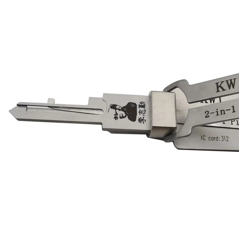 Lishi KW1 2 in 1 デコーダーとピックツール 鍵師ツール プロの鍵師