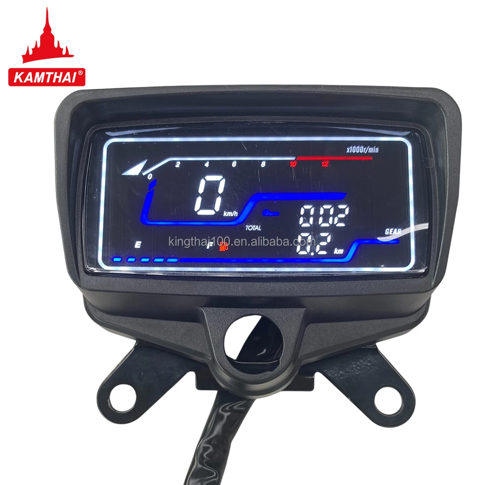 KAMTHAI Motorcycle Speedometer CG125 Digital Speedometer for Honda Mechanical Speedometer CG125 WH125 SDH125  Motorcycle USB