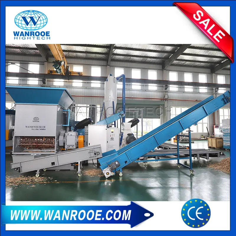 New Condition Single Shaft Hdpe Lumps Pipe Plastic Shredder Machine ...