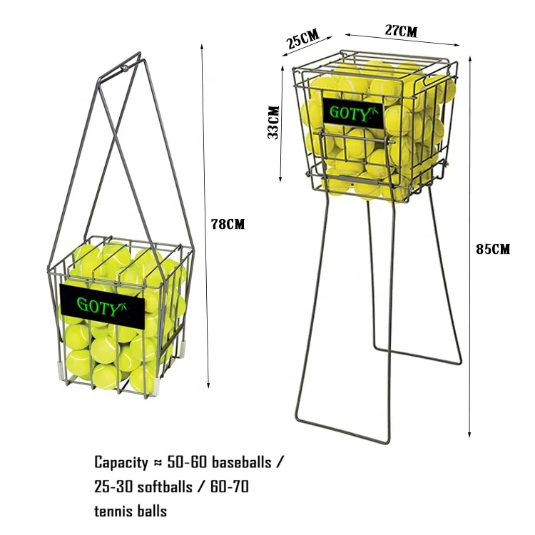 Многофункциональный портативный складной Софтбол для тенниса бейсбола обучения учителю тренировок путешествий корзина и мяч Caddy