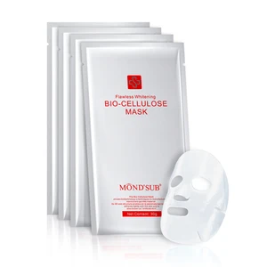 Mund'sub Beauty Skin Care Lifting Moisturizing Hyaluronic Acid Bio Cellulose Flawless Whitening Facial Mask