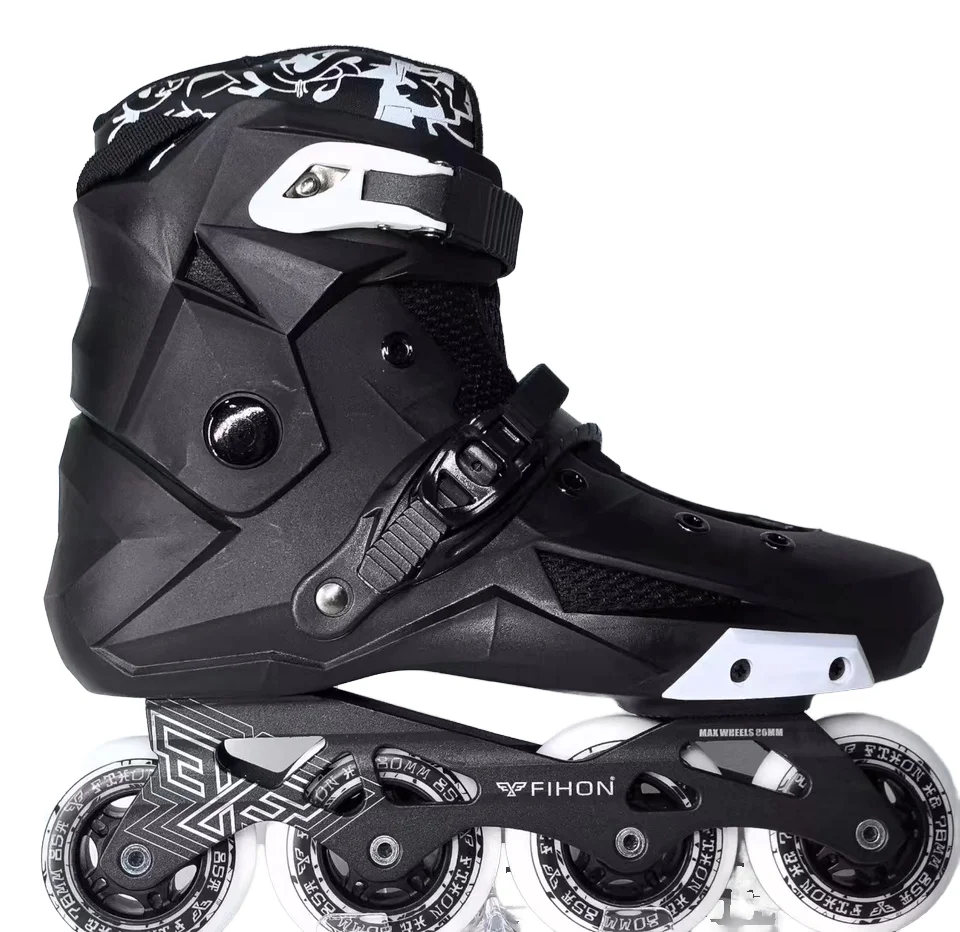 YSMLE High Performance Hot Sale -Wheel Inline Skate Aluminum Professional  Racing for Men or Women Fitness Roller Skate