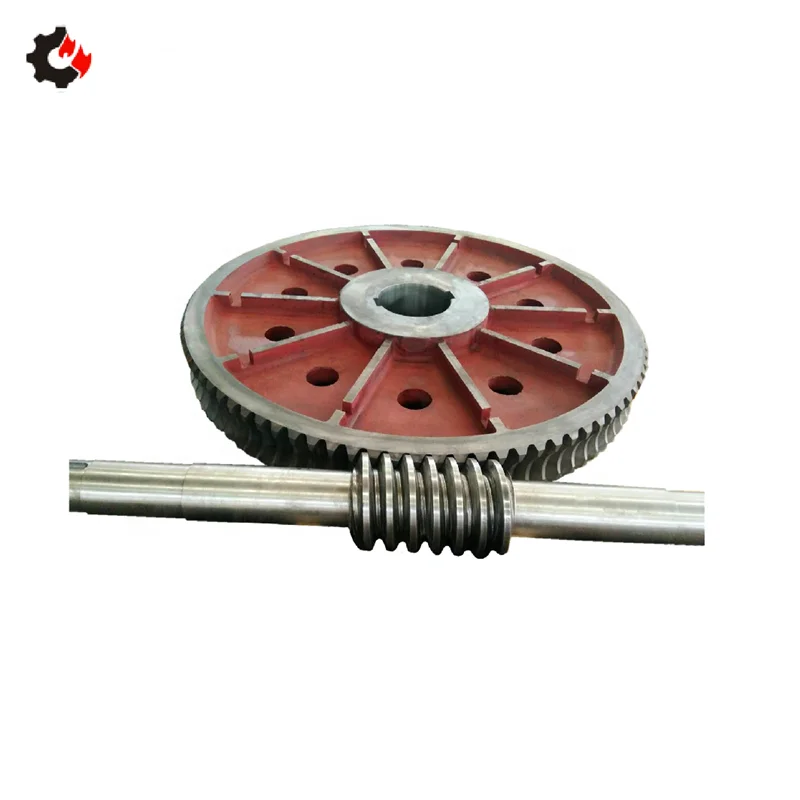 2000MM 42CrMo4 Steel Large Forging Long Worm Gear Shaft