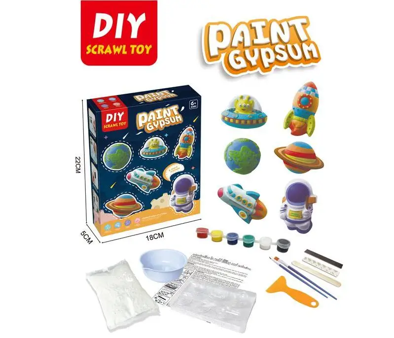Diy Game Handmade 3d Plaster Fridge Making Kit Multi Theme