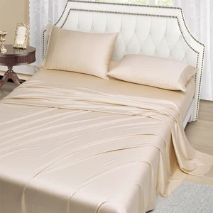 100% Organic Bamboo Bedsheet Set Duvet Cover Lyocell Bamboo Bed Bedding Set King Bamboo Bedsheet Set