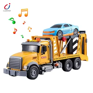 Chengji Friction Sliding Cars Transport Trailer Toy Car Rescue Vehicle Toys Toddler Carrier Truck Transport Vehicles Toys