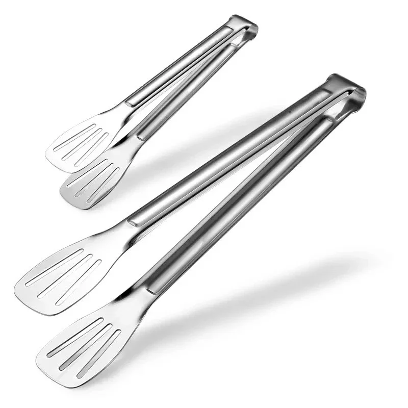 Kitchen Food Thongs Bread Clamp BBQ Grill Clip Stainless Steel Cooking Serving Kitchen Food Thongs Bread Clamp BBQ Grill Clip Stainless Steel Cooking Serving