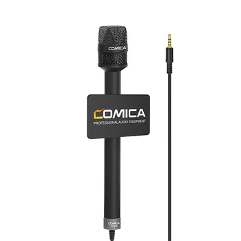 Comica HRM-S Handheld Reporter/Interview Microphone Cardioid Condenser Vocal Microphone for Recording Speech Reporter detail image