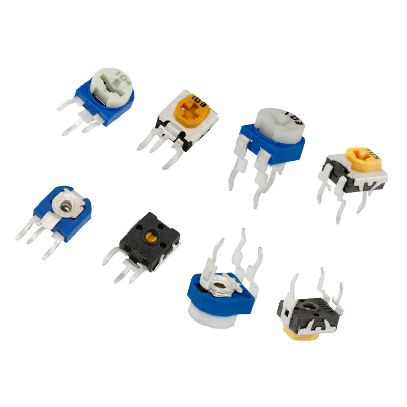 thumbnail image 2 of 3296 Potentiometer Kit Kalevel 50pcs 20k Ohm Potentiometer Kit - 3296 Trimpot Assorted High Precision Resistors Kalevel 50pcs 20k Ohm 3296 Trimpots 2 of 10