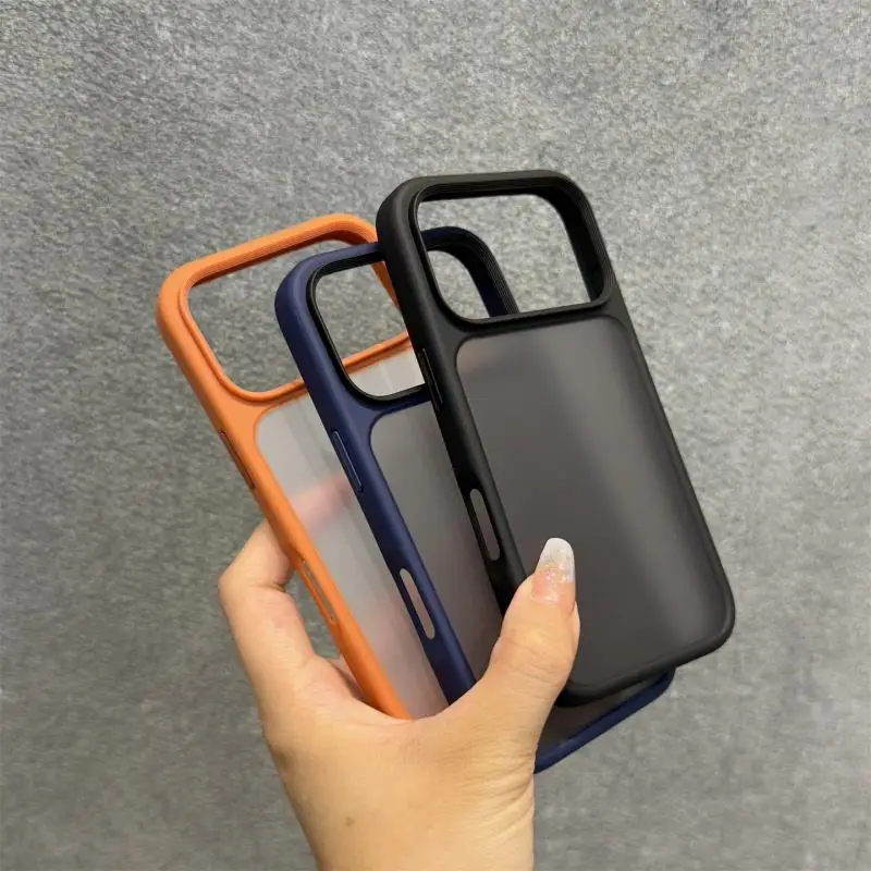 product laudtec waterproof matte translucent for iphone 17 pro max pc hard back mobile phone case shockproof protective back cover-3