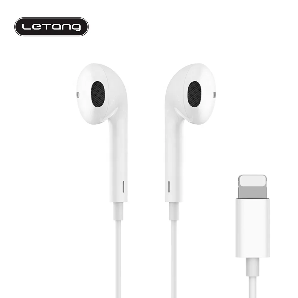 原装letone 高品质闪电麦克风有线耳机立体声耳机耳机iphone 7 8 Xs Xr 11 Buy 带麦克风耳机和耳机的耳机 扁线耳机 女孩耳机product On Alibaba Com