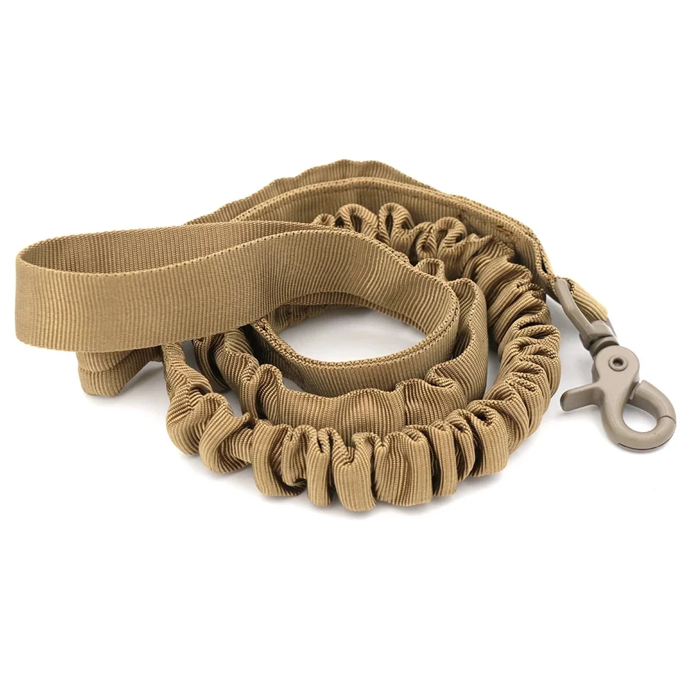 Tactical Bungee Dog Leash 2 Handle Quick Release Cat Dog Pet Leash Elastic Leads Rope Dog