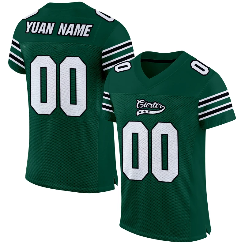 Wholesale Custom 100% Polyester Mesh Sublimated American Football