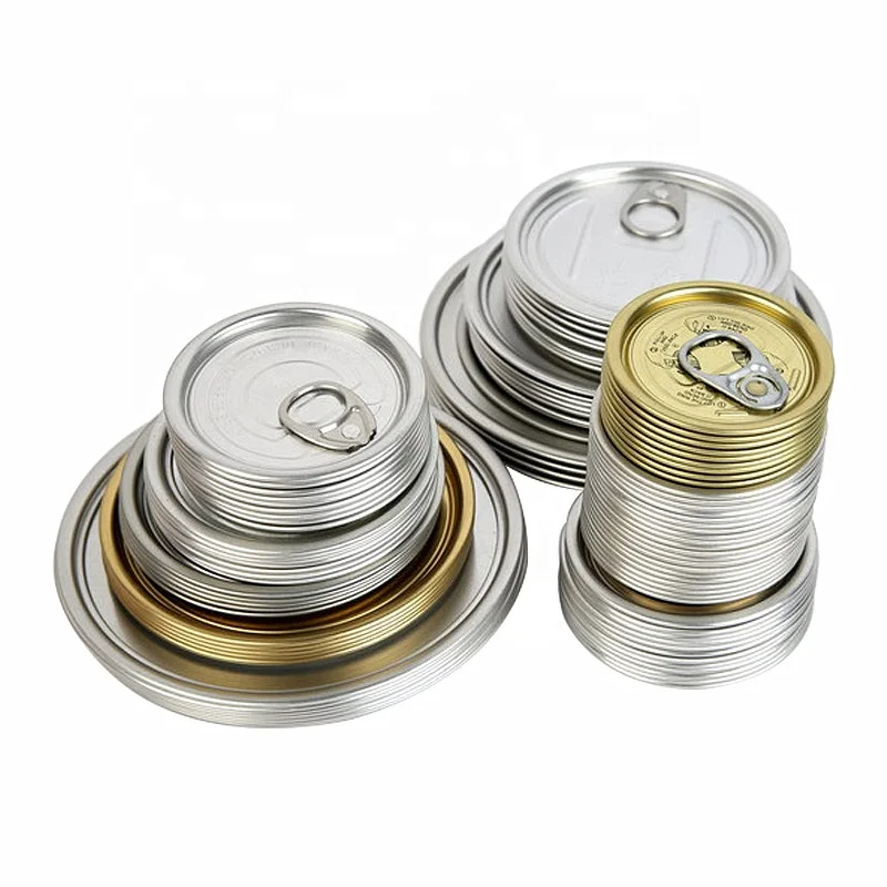 Drink Soda Beverage EOE case Removable 105mm 73mm Can Cap End Easy Open Aluminum Full Open Lid
