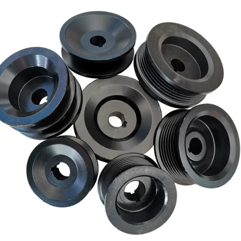 Cast Iron V-Belt Pulley for Bus and Agricultural Vehicle Air Conditioning Generator ABC Type 8PK Durable Automobile Pulley