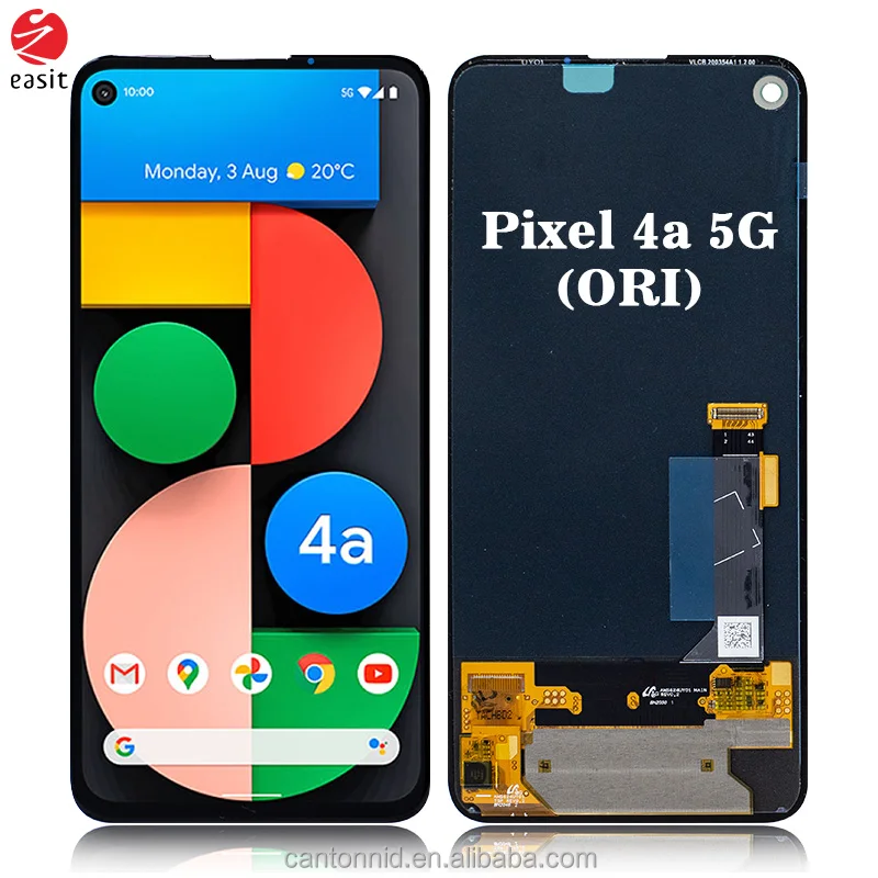 Google Pixel 4a 5G için Fabrika Fiyatlı LCD Ekran ve Dokunmatik Panel