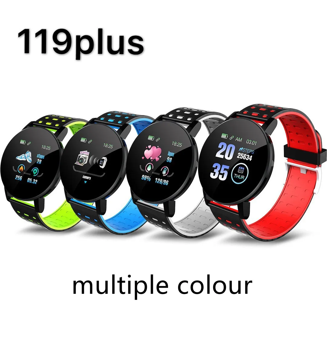 Oem Smart Watch 2023 119 Plus Ce Rohs Fitpro Health Watch Blood