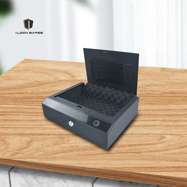 High Quality Biometric Safes Fireproof  Steel Safe  Deposit Boxes  Smart Money Hidden Safes for Guns