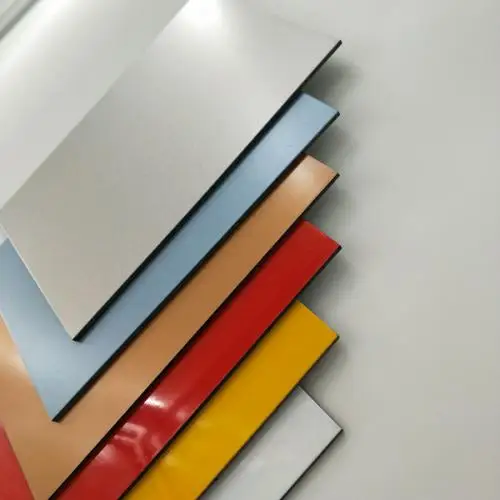 Direct Manufacture Building Materials Wall Cladding Pvdf Coated Aluminum Composite Panel Acp Sheet