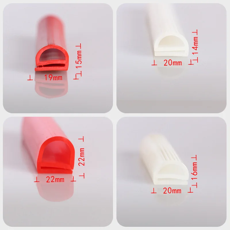 High Temperature E Shape Gasket Silicone Oven Door Rubber Seal
