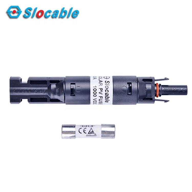 Slocable Solar System Use IP68 Waterproof 1000V 10x38mm Fuse Inside Solar Inline Fuse Holder