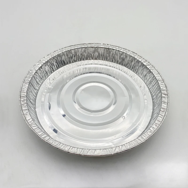 product tia yb67 75  inch disc  round cake pizza bread loaf baking tart tray take out food containers disposable aluminum foil bowl-2