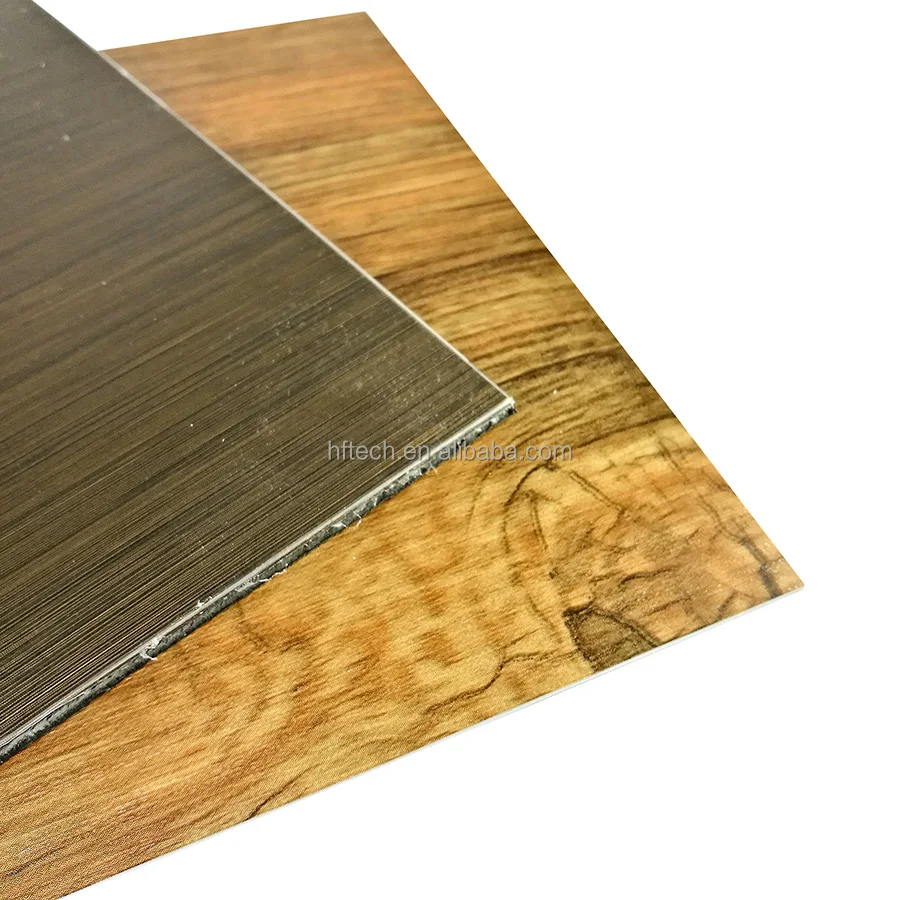 Covered with Custom Decorative PVC Wood Grain Film ABS Plastic Sheet for Vacuum Forming