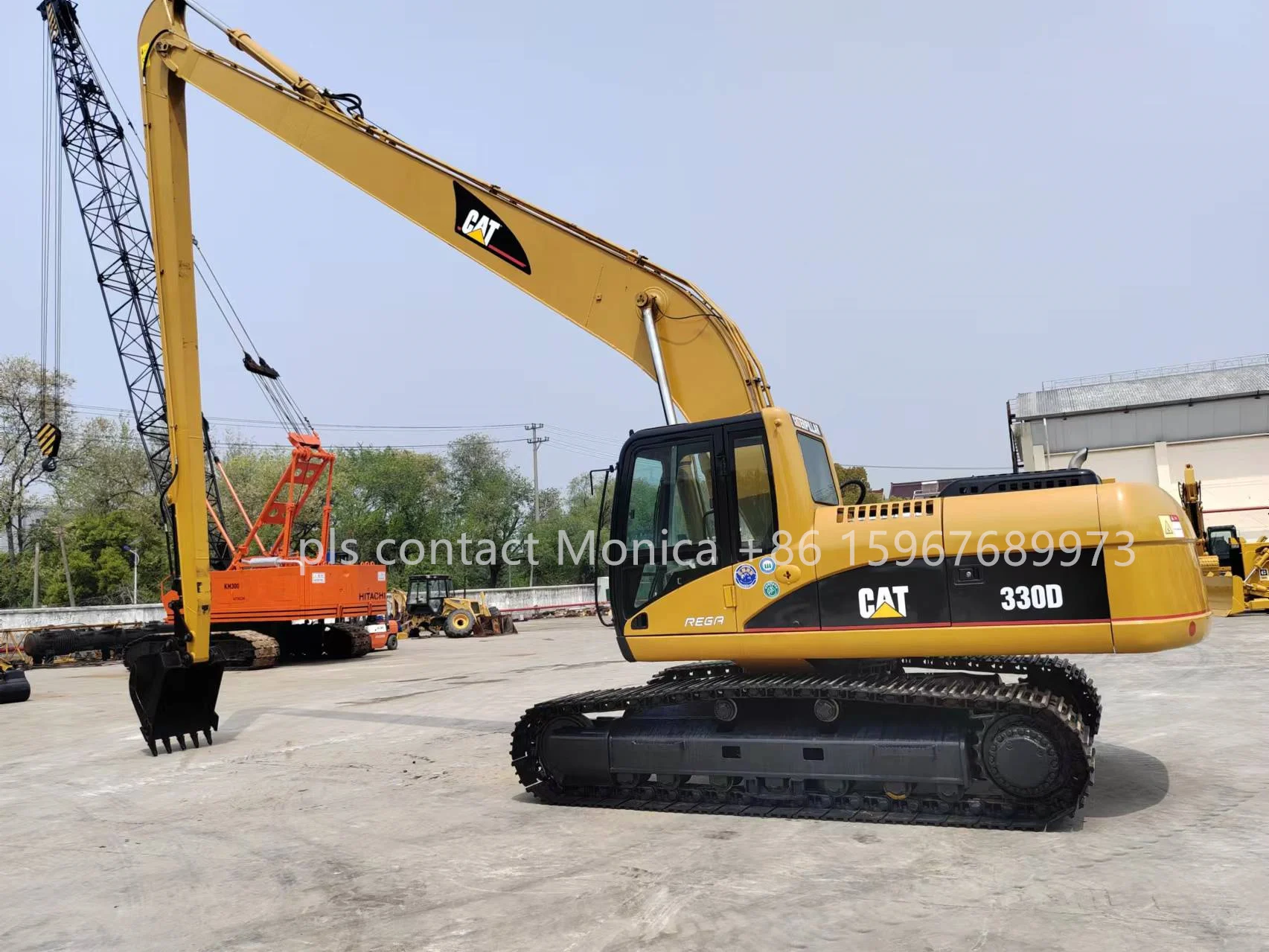 Excavator Extension Arm Quick Extension Stick Long Reach Boom for Excavator 330D