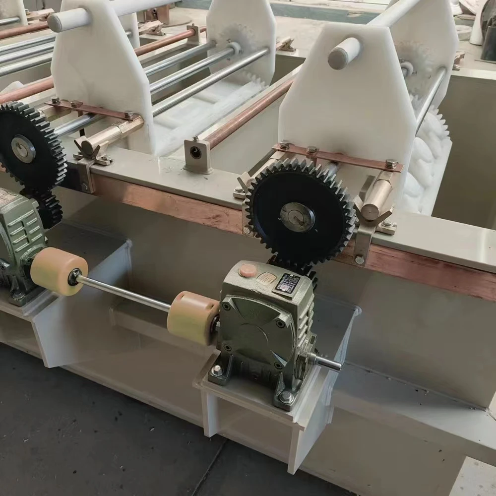 Small Semi-automatic Roller Plating Line Plating Nickel Cadmium Zinc Copper Plating Bath Anode Electrolytic Surface Treatment